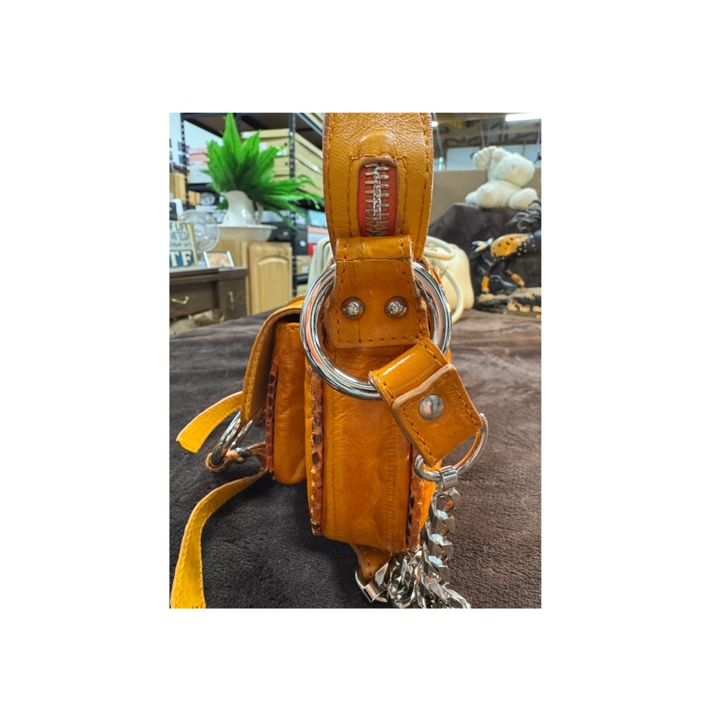 Authentic Dolce and Gabbana Python/Eel/Leather cr… - image 6